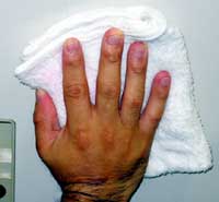 ������ł̍�Ǝʐ^